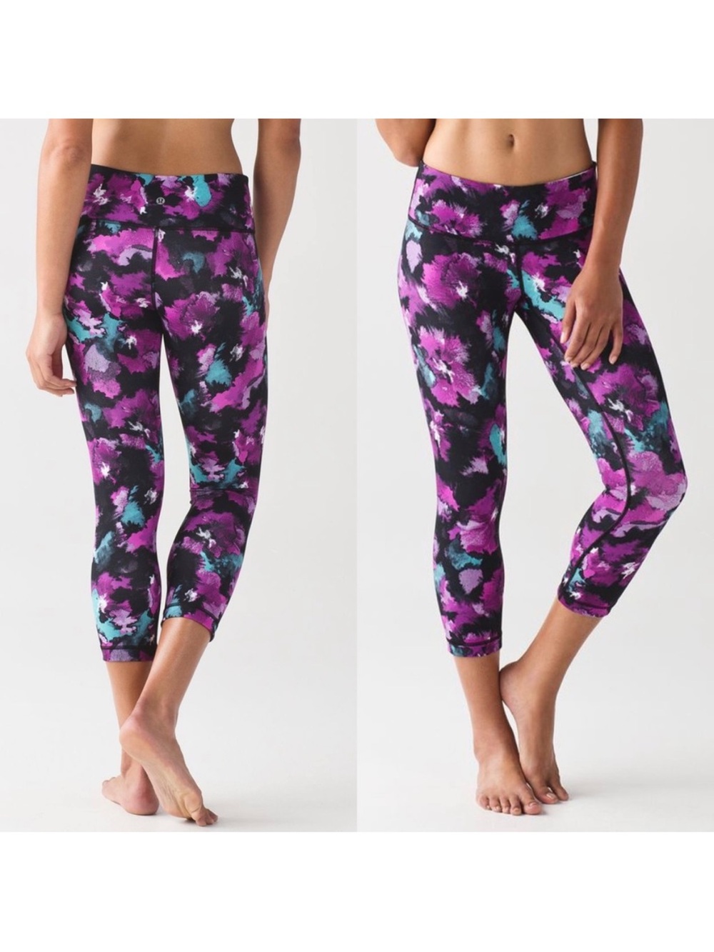 Lululemon Midnight Bloom Floral Leggings